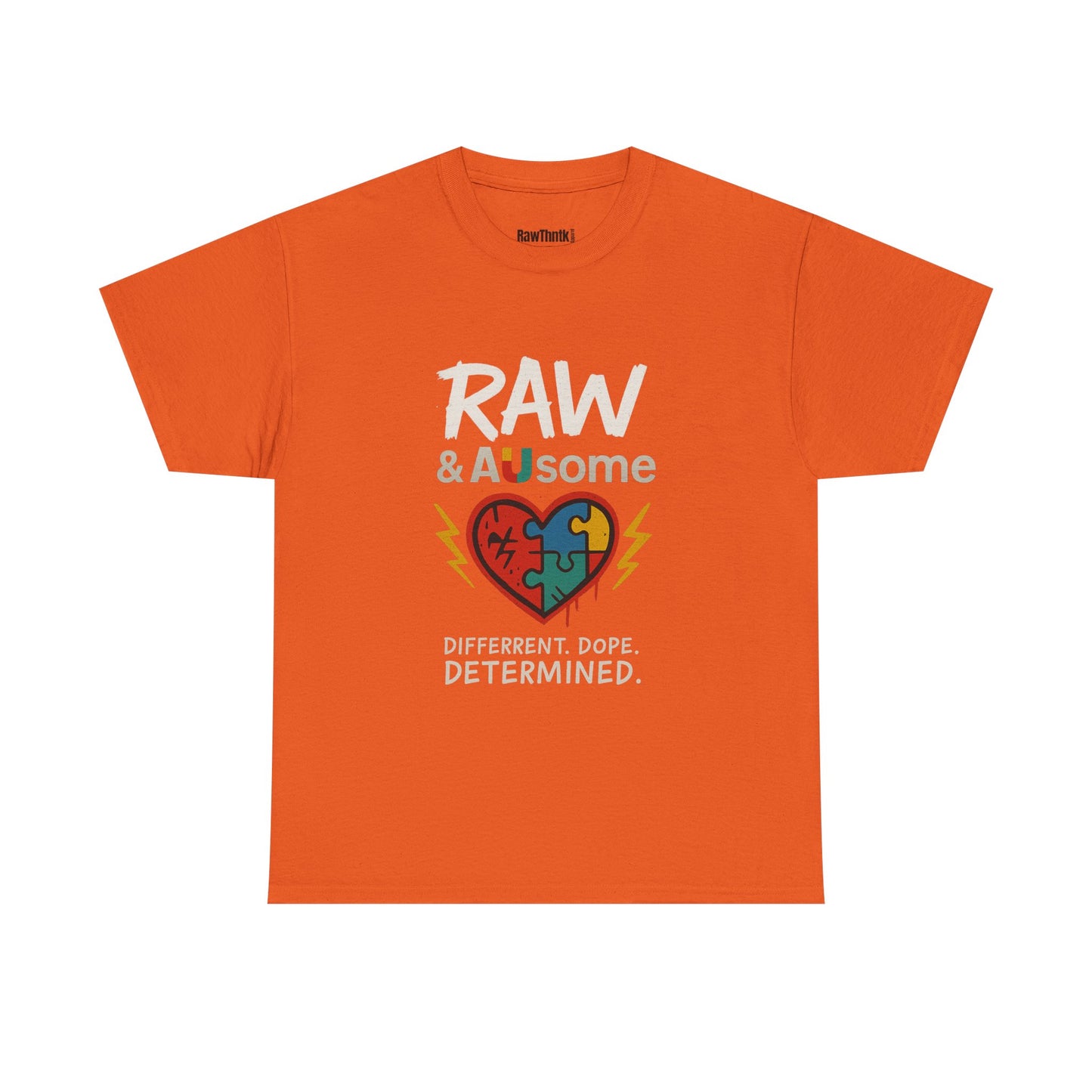 Raw and Ausome Adult Tee – Wear Awareness. Live Bold.