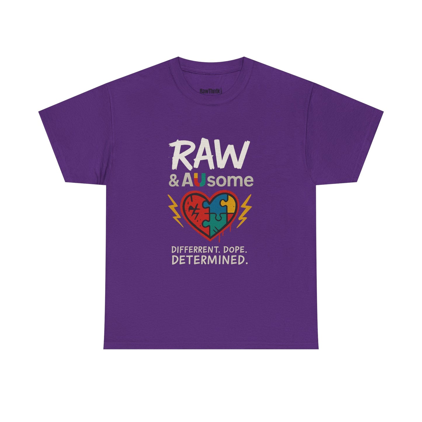 Raw and Ausome Adult Tee – Wear Awareness. Live Bold.